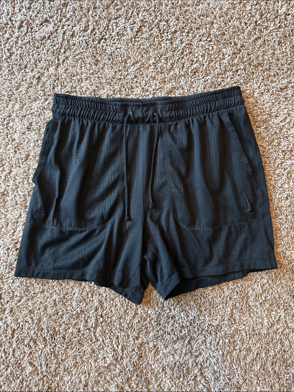 Nike Yoga Men's Dri-FIT 5" Unlined Shorts ‘Black’